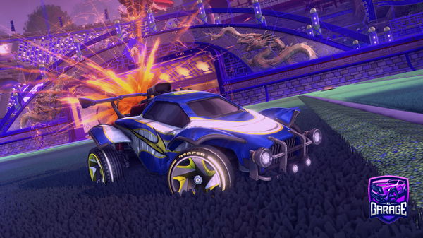 A Rocket League car design from Spiikee