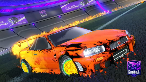 A Rocket League car design from Bigbrain1451