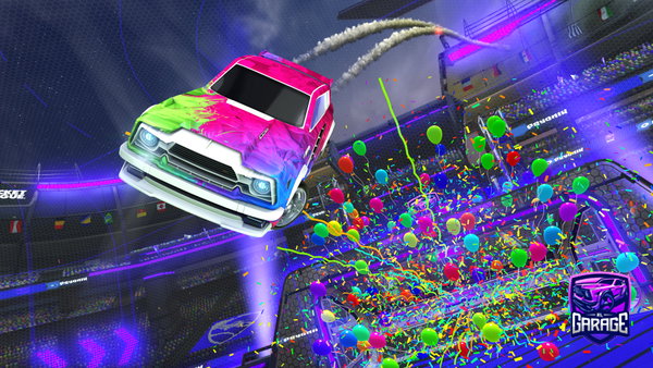 A Rocket League car design from Poulpium