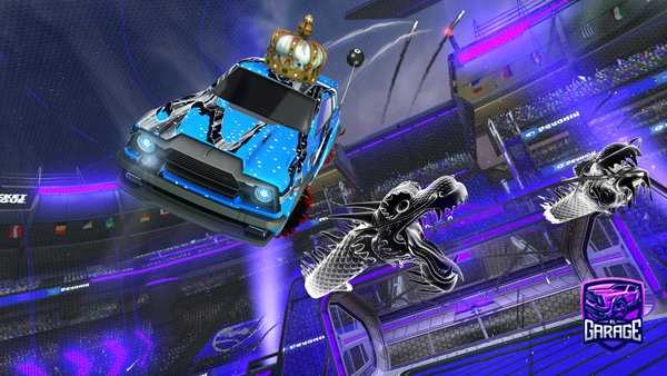 A Rocket League car design from Theloman33