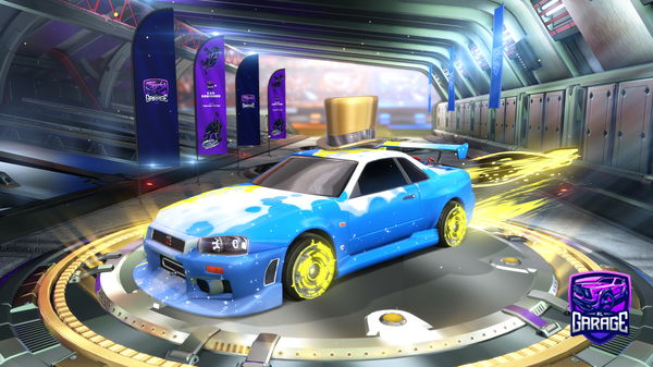 A Rocket League car design from MTGX