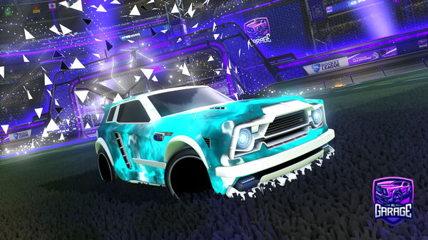 A Rocket League car design from chickennugget321