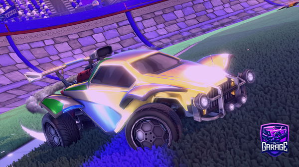 A Rocket League car design from TTV_Msspeedy57