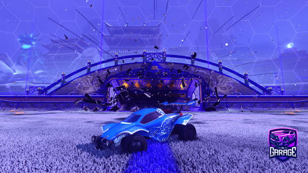 A Rocket League car design from Baderwhske