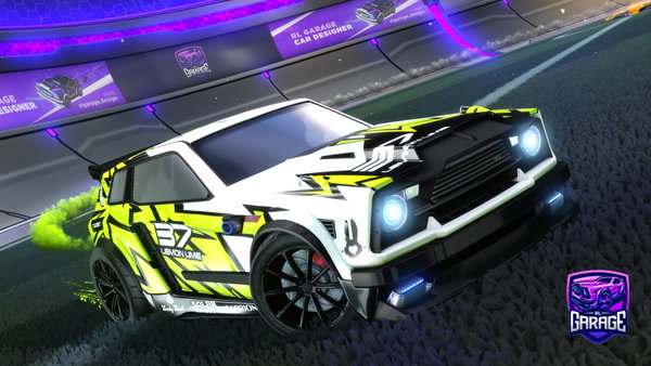 A Rocket League car design from PSN_BiggeCheeze