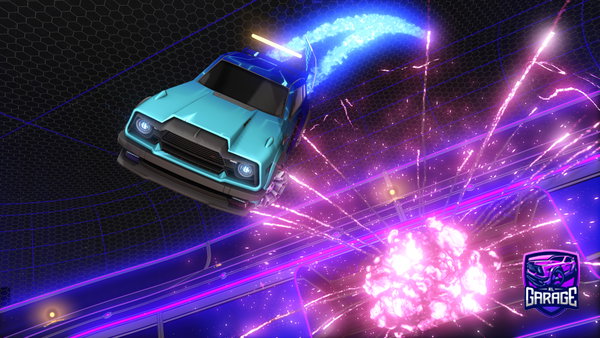 A Rocket League car design from Ksigodxd