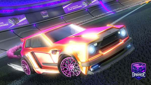 A Rocket League car design from LP_RADER10