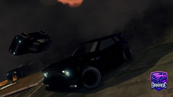 A Rocket League car design from Blueberries