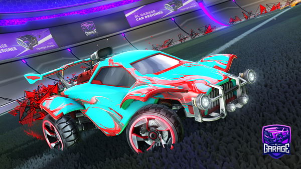 A Rocket League car design from G0J1RA