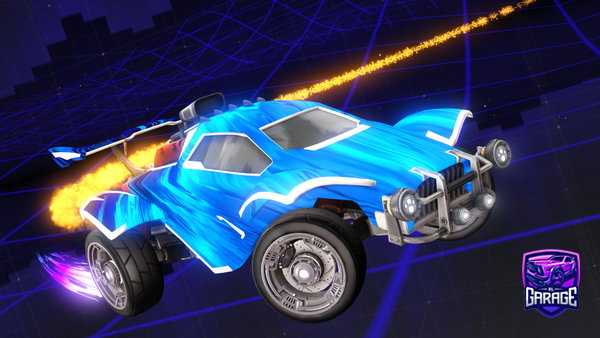 A Rocket League car design from Isd1as