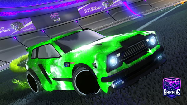 A Rocket League car design from BATTLE_Monkey20