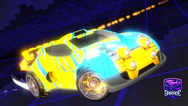 A Rocket League car design from Nextproevan225