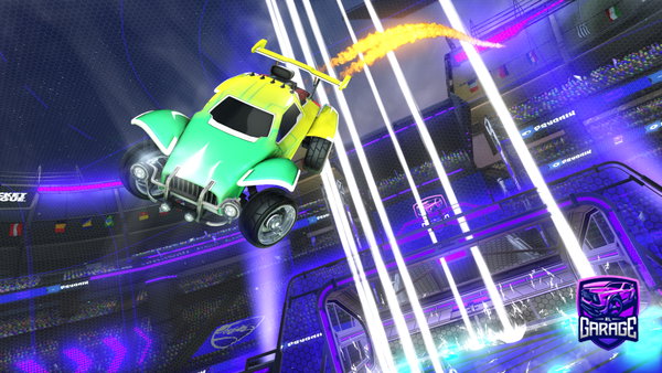 A Rocket League car design from nighdestroyer