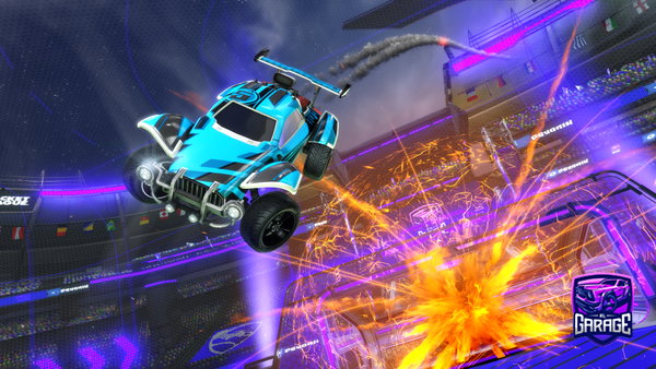 A Rocket League car design from Frankie_on_60hz