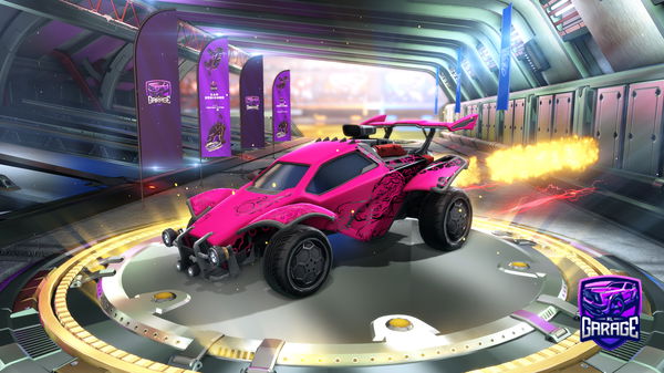 A Rocket League car design from evangelism
