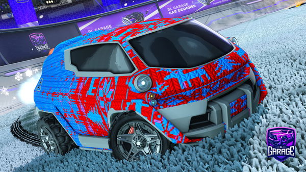A Rocket League car design from Aqua28