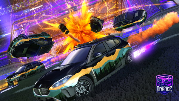 A Rocket League car design from SuperSino30
