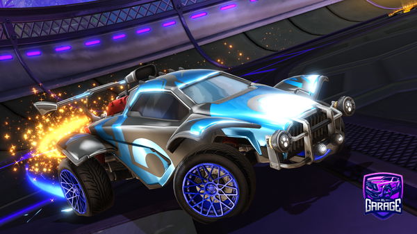 A Rocket League car design from FreshChannel804