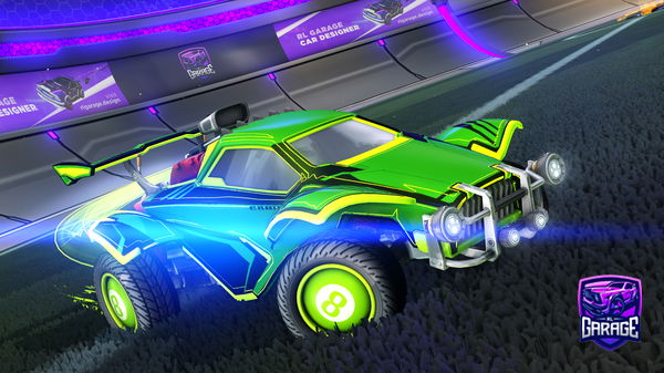A Rocket League car design from Isiaha