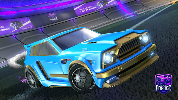 A Rocket League car design from Squrtin