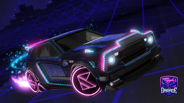 A Rocket League car design from IsakTheNerd