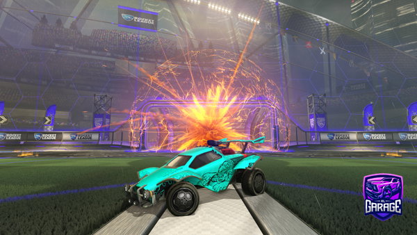 A Rocket League car design from Jetpackfox