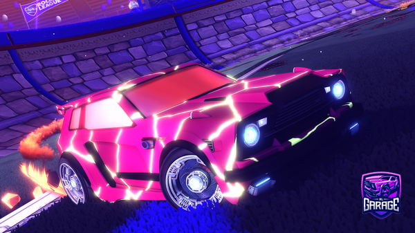 A Rocket League car design from heelloo