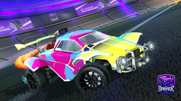 A Rocket League car design from FIREone62