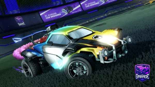 A Rocket League car design from Corneliu