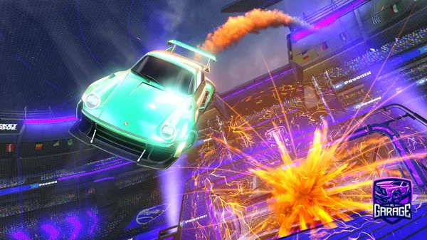 A Rocket League car design from Fuerz