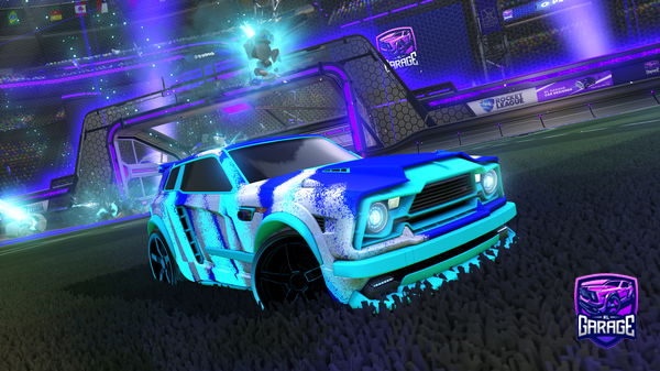 A Rocket League car design from SquidnChips