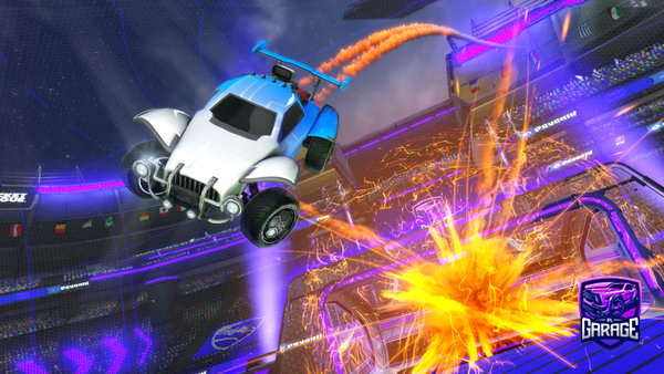 A Rocket League car design from Flixtag