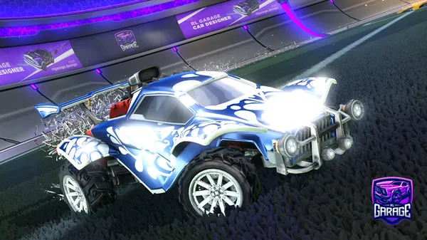 A Rocket League car design from GoBlitzy