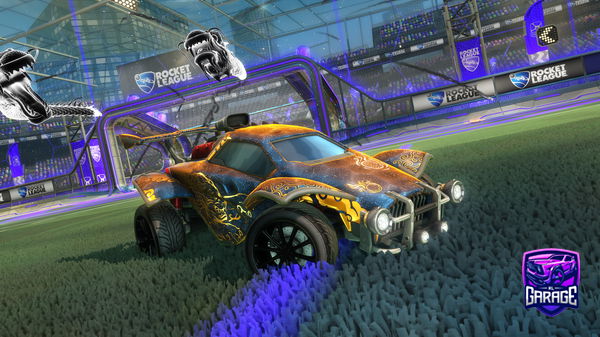 A Rocket League car design from E10_Bv