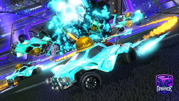 A Rocket League car design from Eggygeek