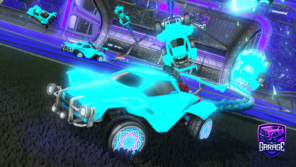 A Rocket League car design from Glmbeeteldor