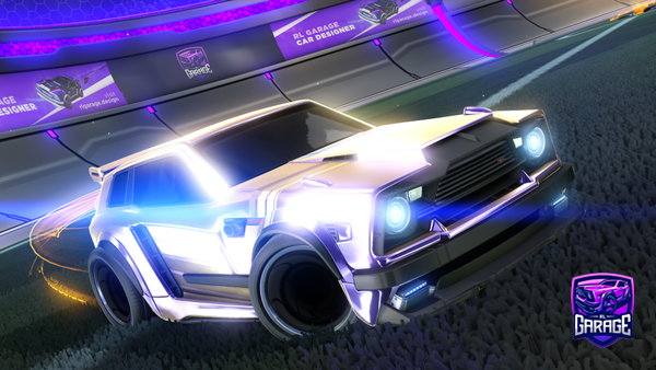 A Rocket League car design from starknight260