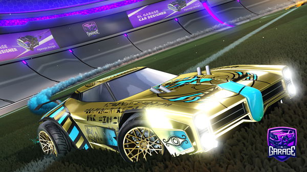 A Rocket League car design from boosted497