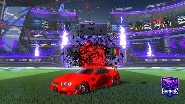 A Rocket League car design from pekeno_amv