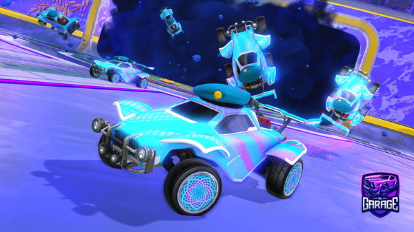 A Rocket League car design from Borsh-AL