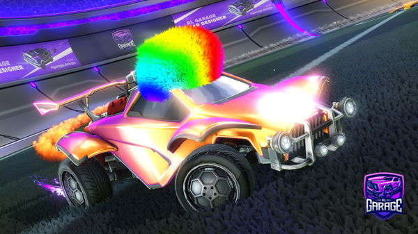 A Rocket League car design from YeezySneeze