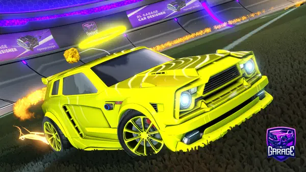 A Rocket League car design from Red_Devil2413