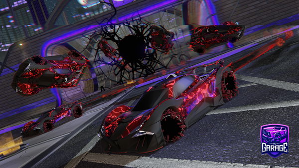 A Rocket League car design from HVLLXW