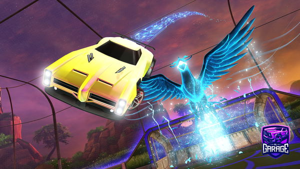 A Rocket League car design from pika1930