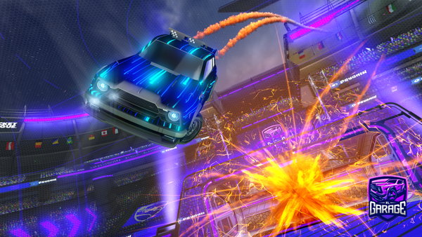 A Rocket League car design from TALHAYK