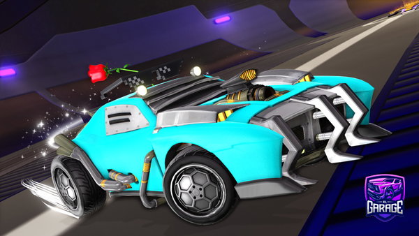 A Rocket League car design from CandyMuncherPro