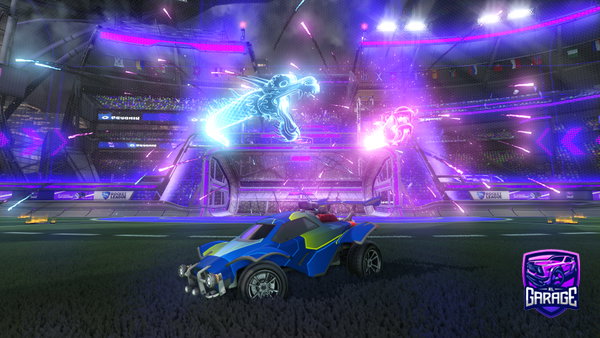 A Rocket League car design from SWAT77