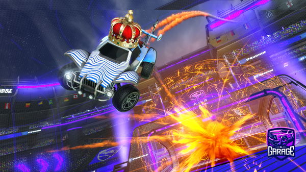 A Rocket League car design from TikokOevics