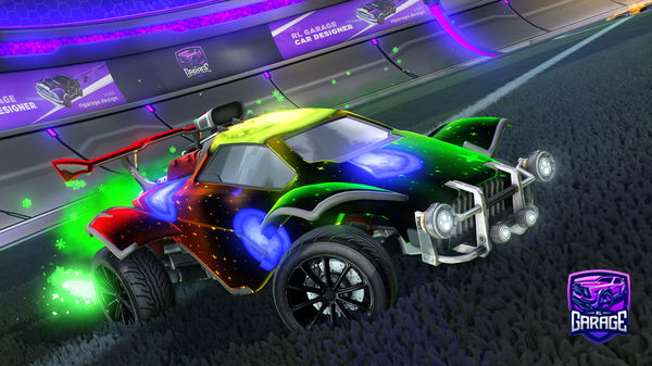 A Rocket League car design from bladez7