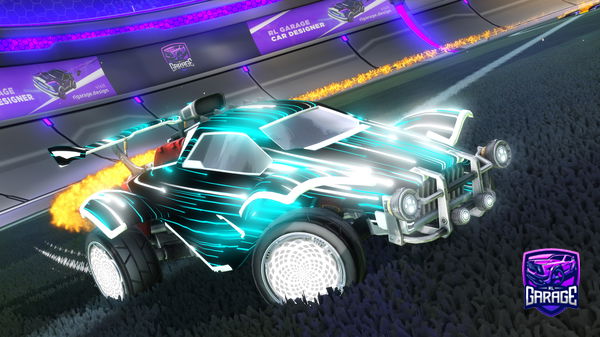 A Rocket League car design from XxDudov123xX